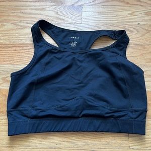 Torrid Size 2 Black sports bra.